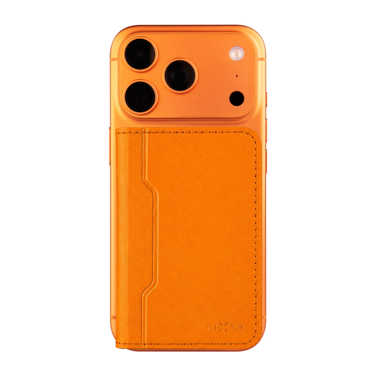 MagSafe Peněženka FIXED MagWallet Fold, oranžová