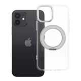 Case for iPhone 12 Frame Circle Stand compatible with MagSafe transparent