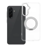 Case for Samsung A36 Frame Circle Stand compatible with MagSafe transparent