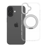 Case for iPhone 17 Frame Circle Stand compatible with MagSafe transparent