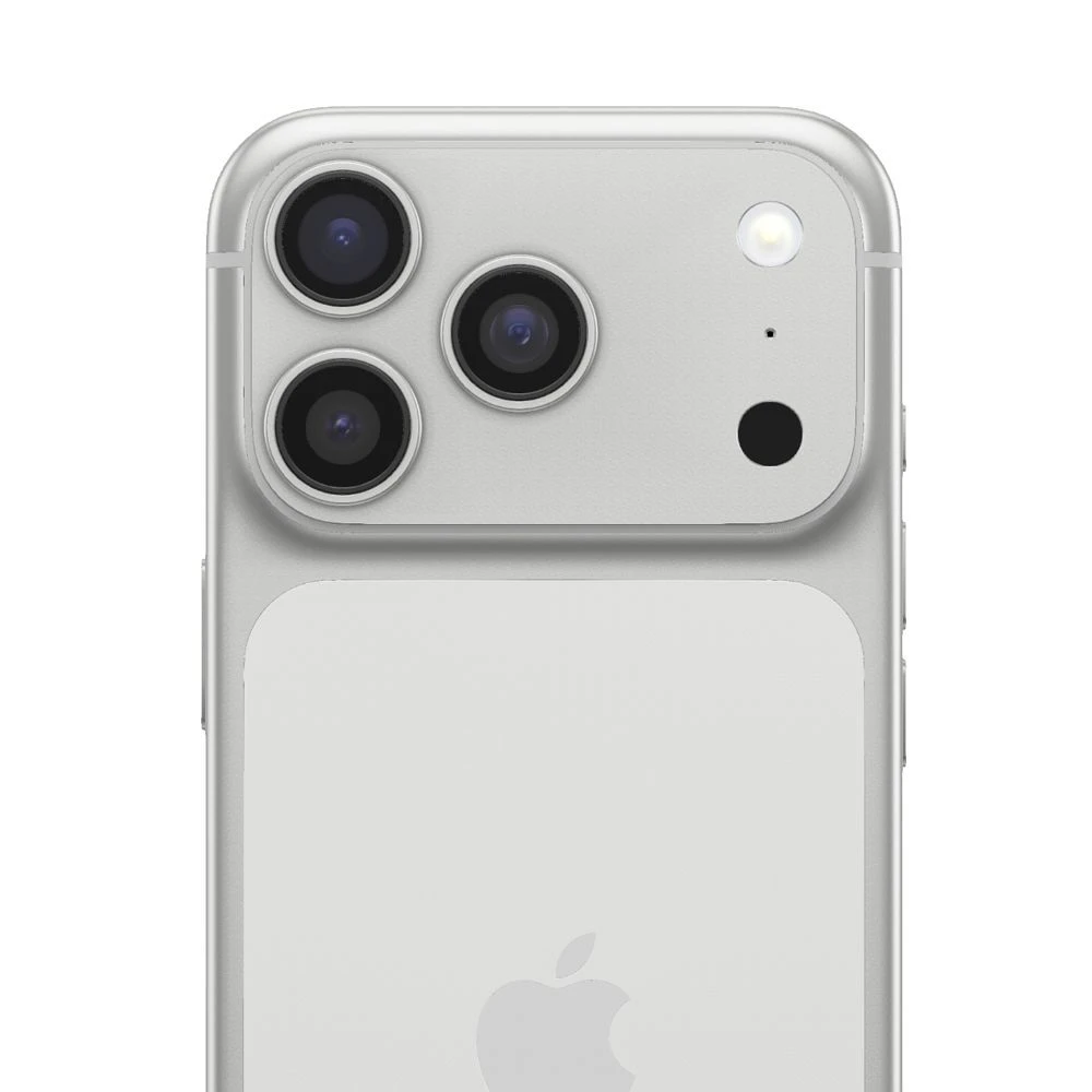 AR+AF Full Metal Tempered Glass for IPHONE 17 PRO silver