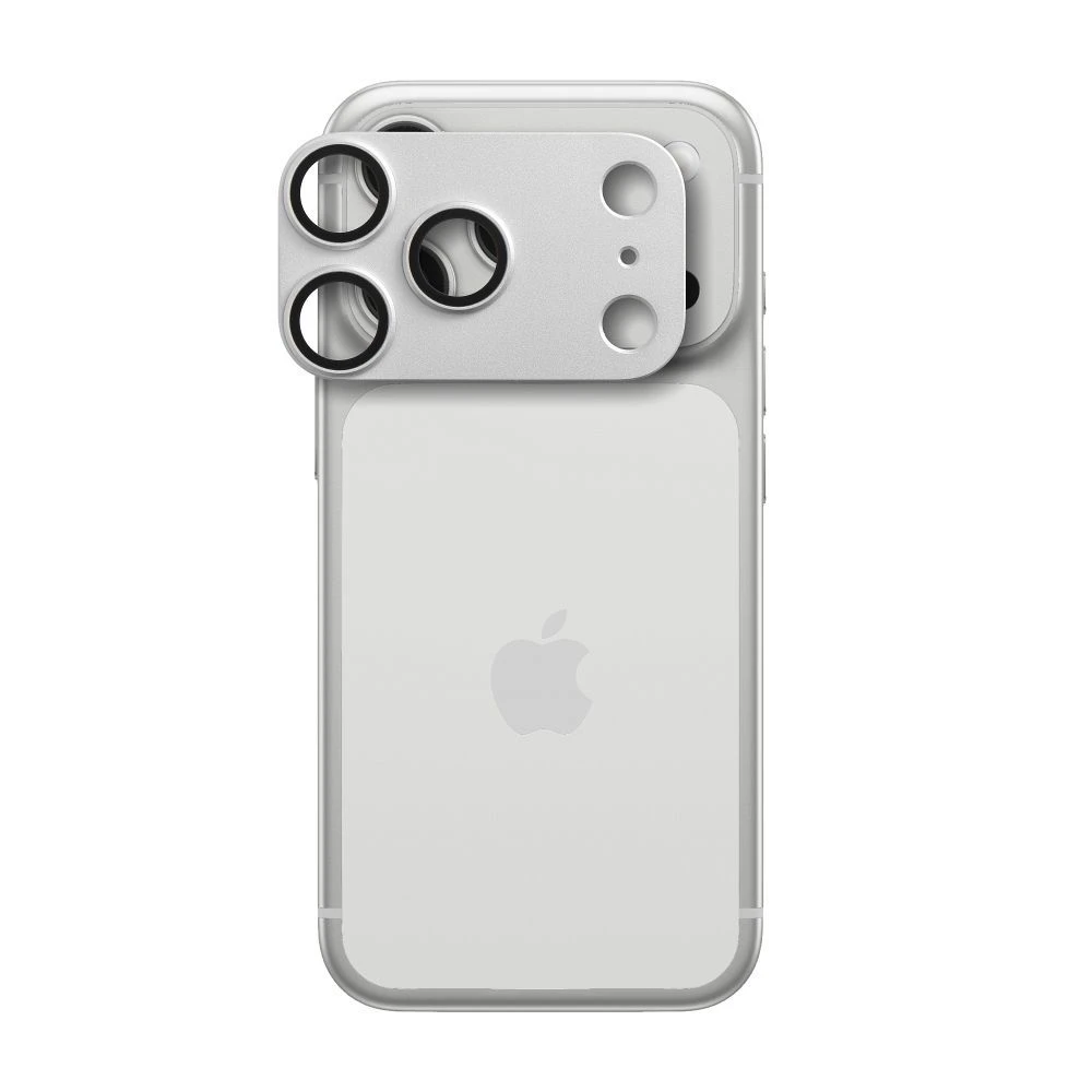 AR+AF Full Metal Tempered Glass for IPHONE 17 PRO silver