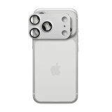 AR+AF Full Metal Tempered Glass for IPHONE 17 PRO MAX silver