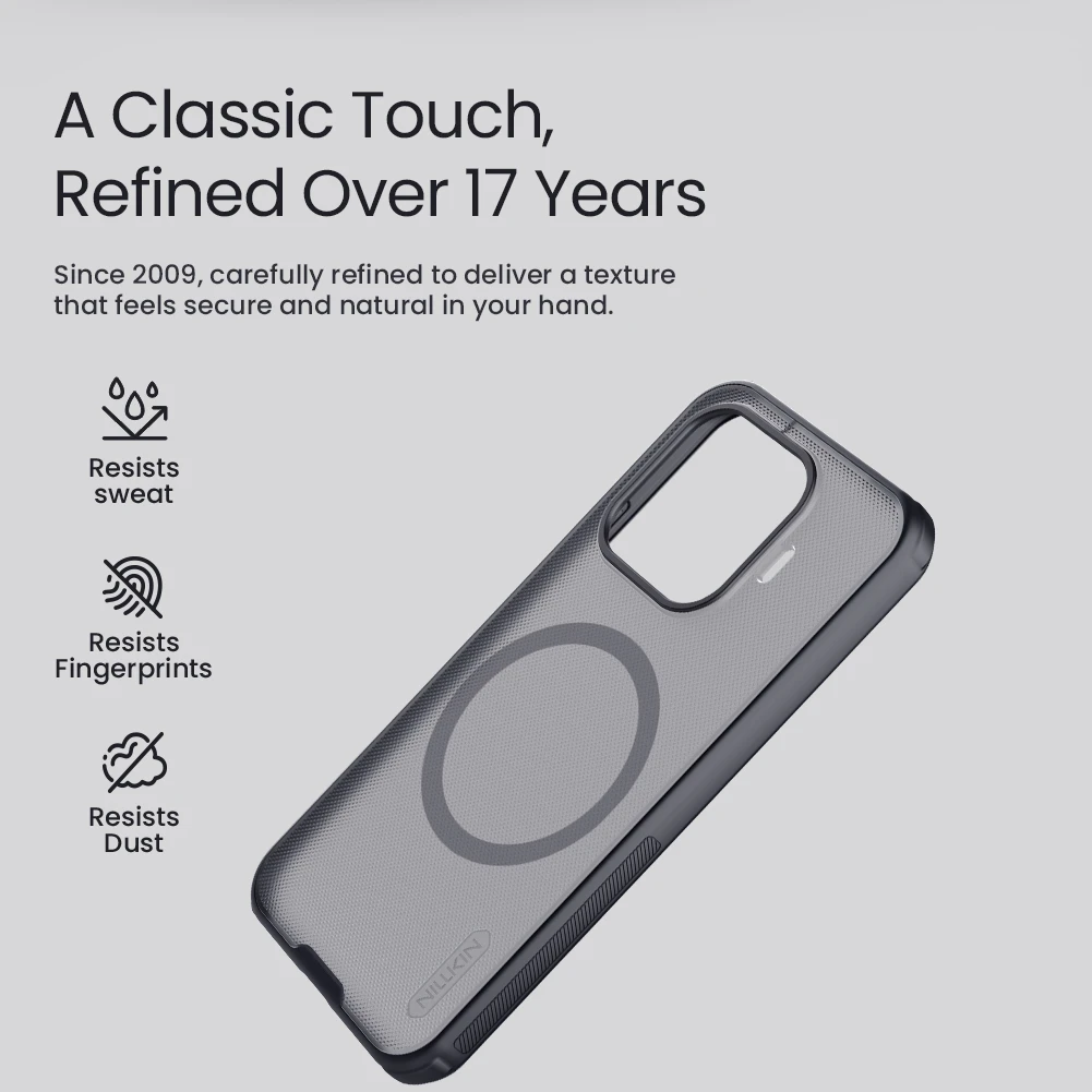 Nillkin Super Frosted PRO Magnetic Zadní Kryt pro Xiaomi 17T Black