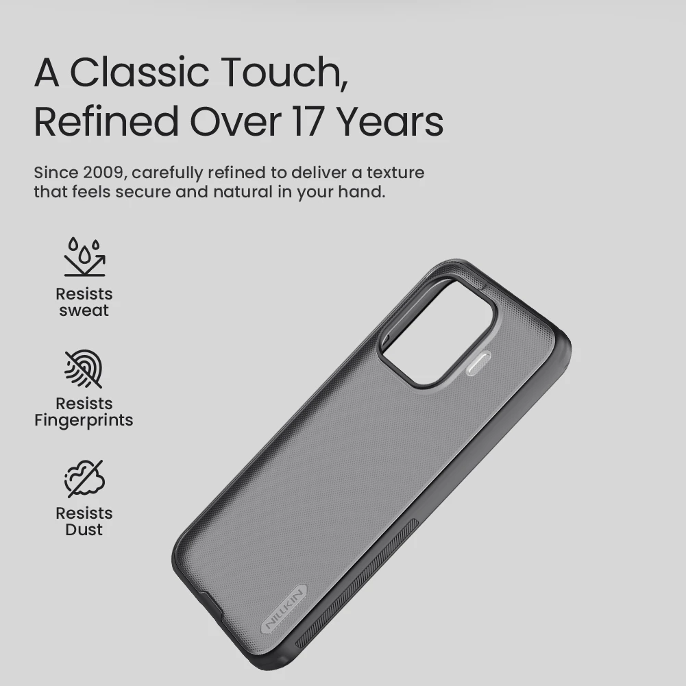 Nillkin Super Frosted PRO Zadní Kryt pro Xiaomi 17T Pro Black