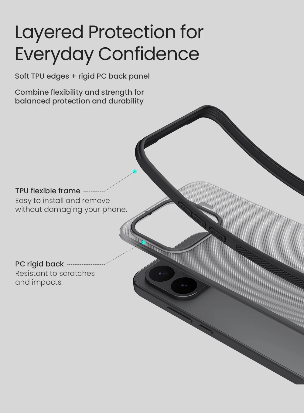 Nillkin Super Frosted PRO Zadní Kryt pro Xiaomi 17T Pro Black