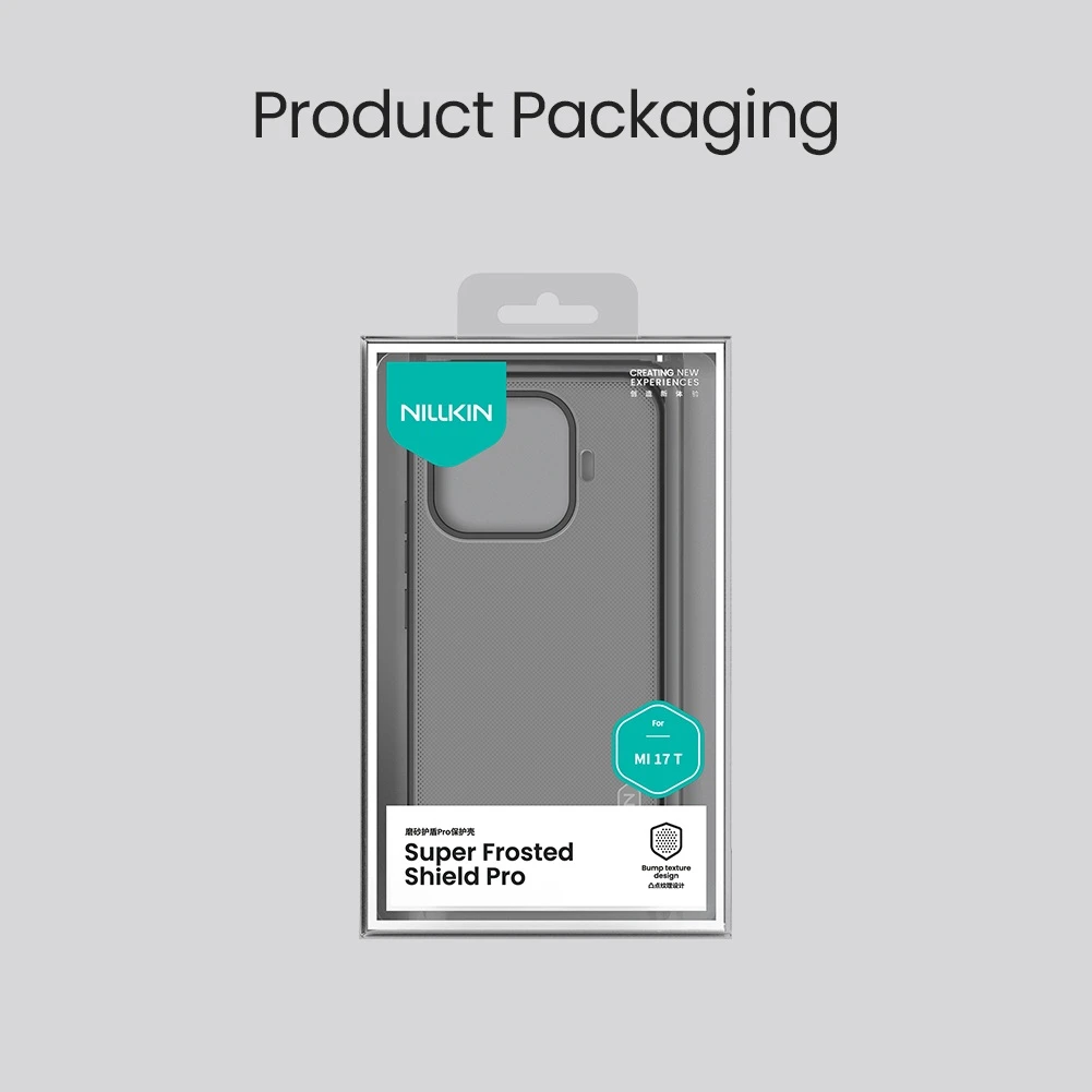 Nillkin Super Frosted PRO Zadní Kryt pro Xiaomi 17T Transparent Black