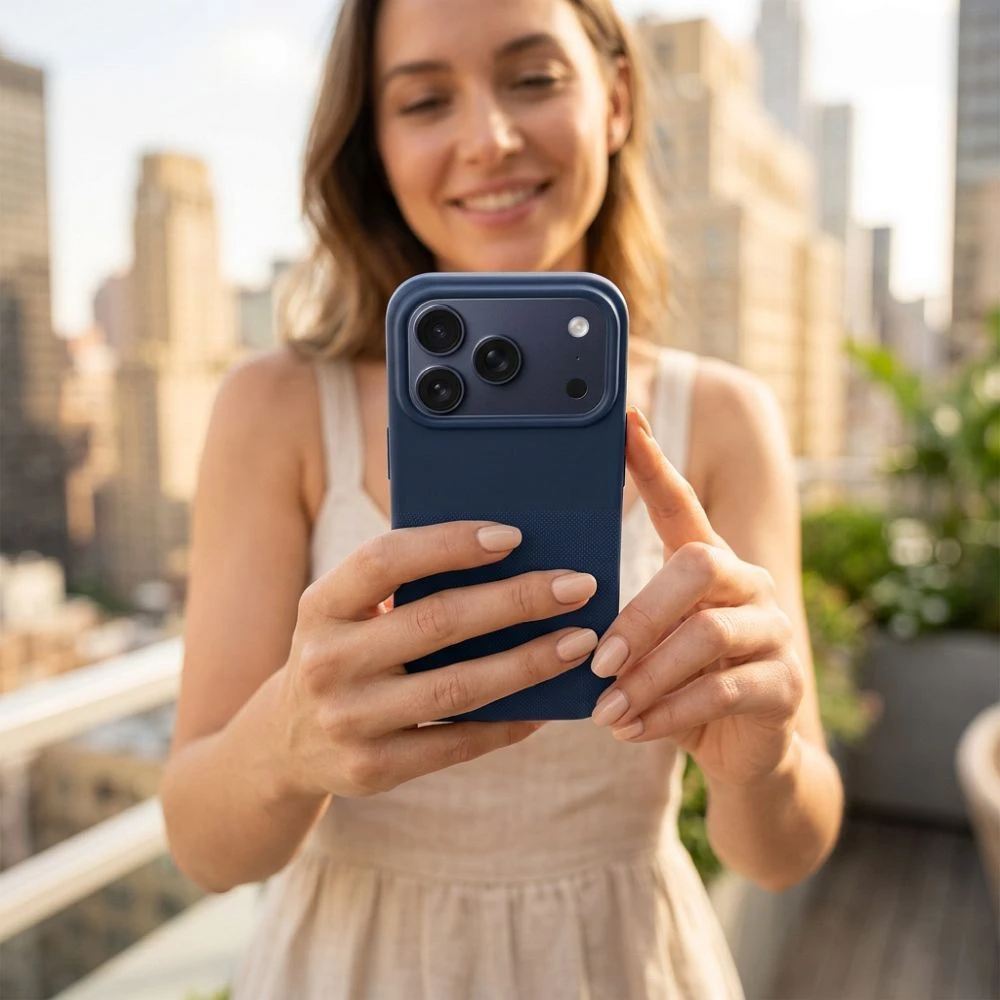 Case for iPhone 17 Easy Dual blue