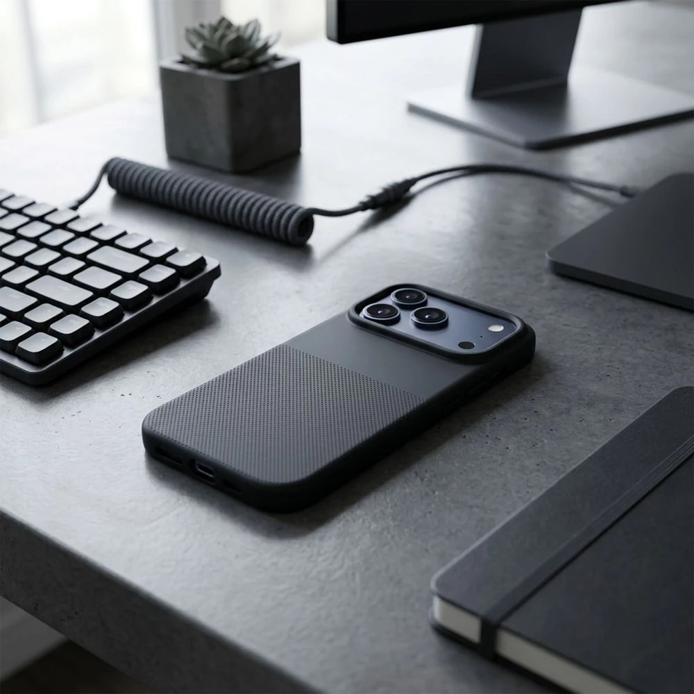 Case for iPhone 14 Easy Dual black