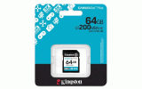 Paměťová karta 64GB Kingston SDXC Canvas Go Plus Gen4 200MB/s C10 UHS-I U3 V30