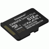 Paměťová karta 512GB Kingston microSDXC Canvas SelectPlus Gen3 150MB/s A1 s adaptérem