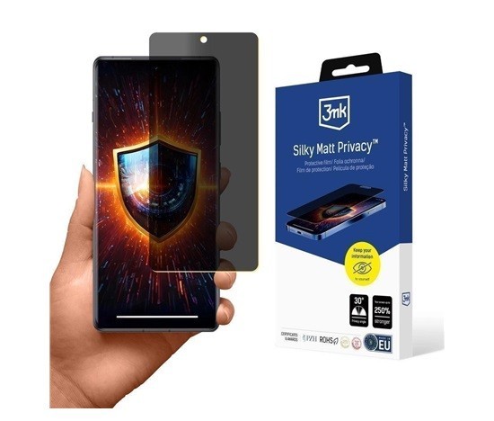 Ochranná fólie 3mk Silky Matt Privacy pro Xiaomi Redmi Note 14s