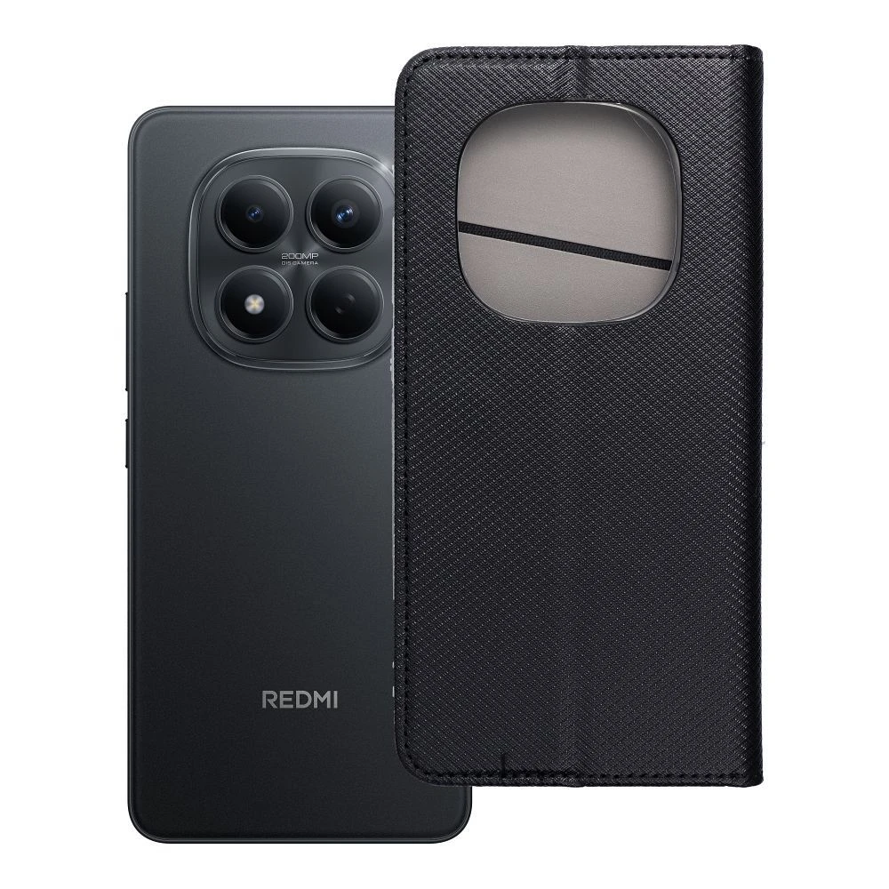 Flip case for Xiaomi Redmi NOTE 15 PRO 5G Smart Case Book black