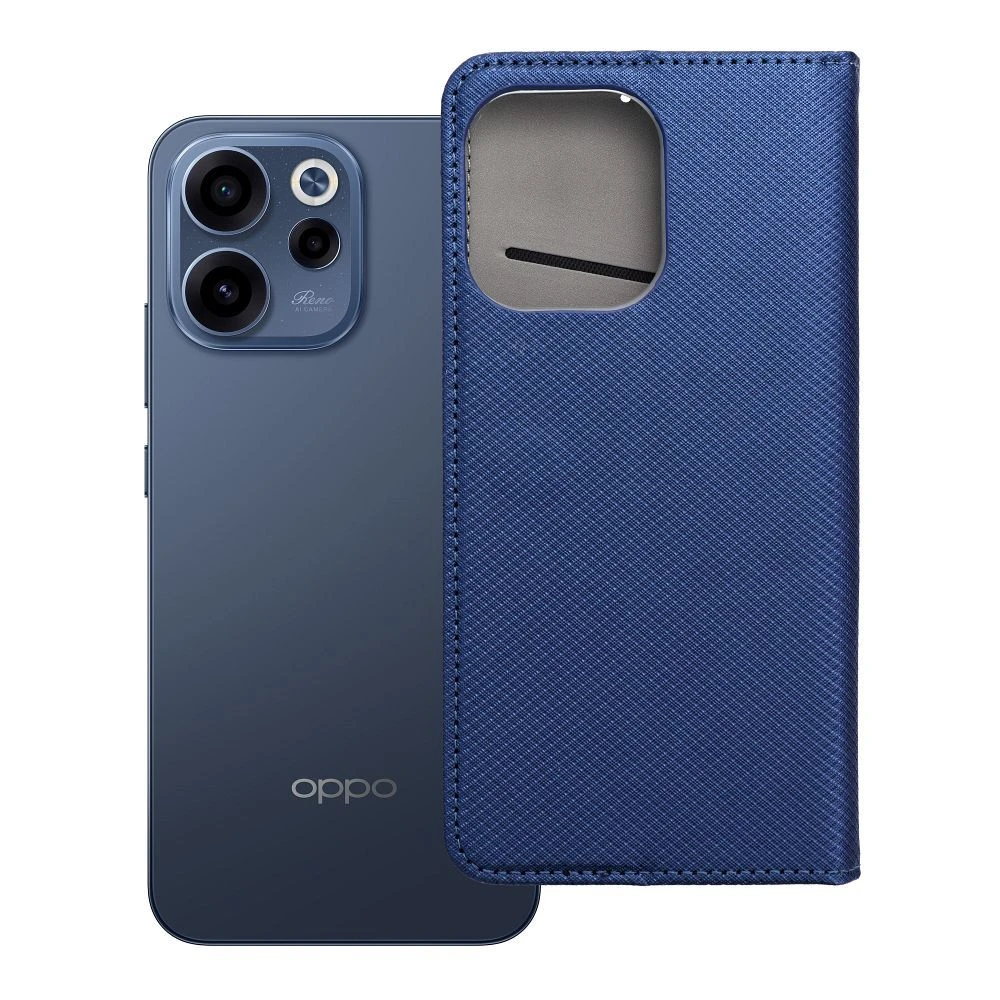 Flip case for Oppo Reno 15F Smart Case Book navy blue