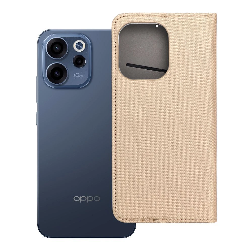 Flip case for Oppo Reno 15 Smart Case Book gold