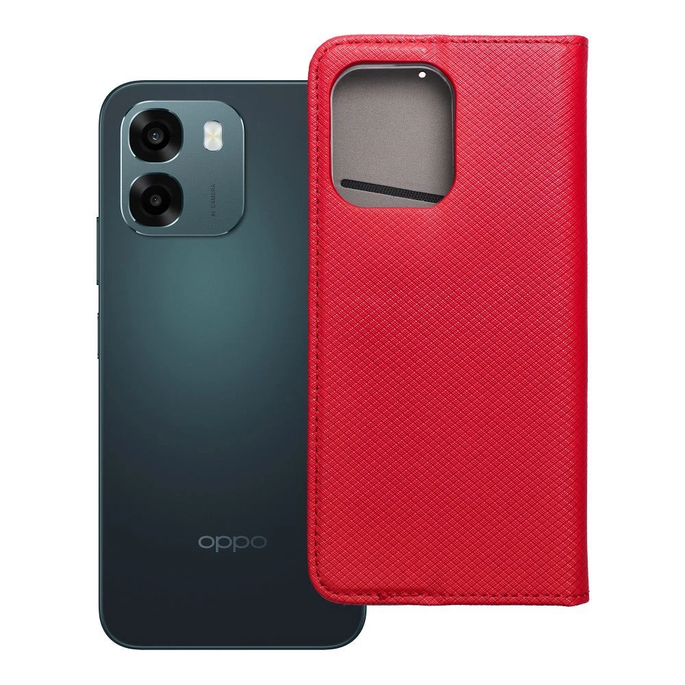 Flip case for Oppo A6 Smart Case Book red