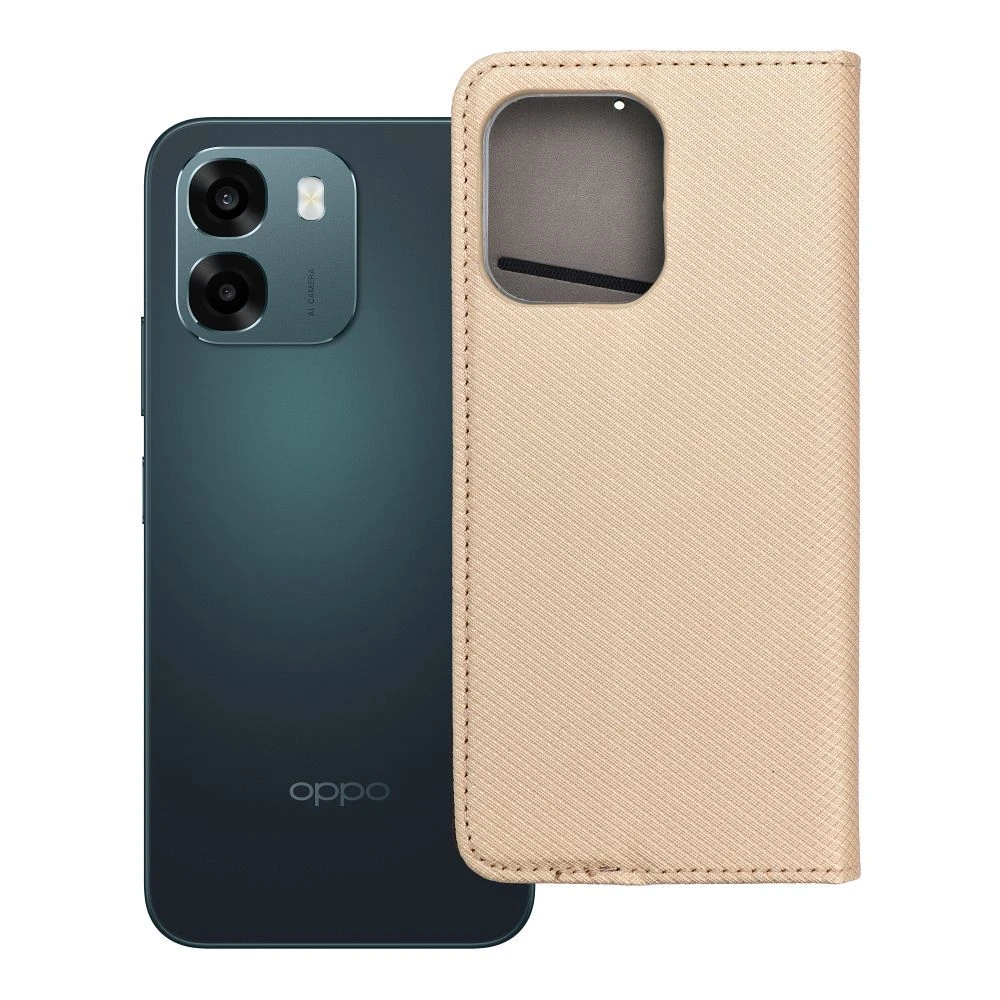 Flip case for Oppo A6 Smart Case Book gold