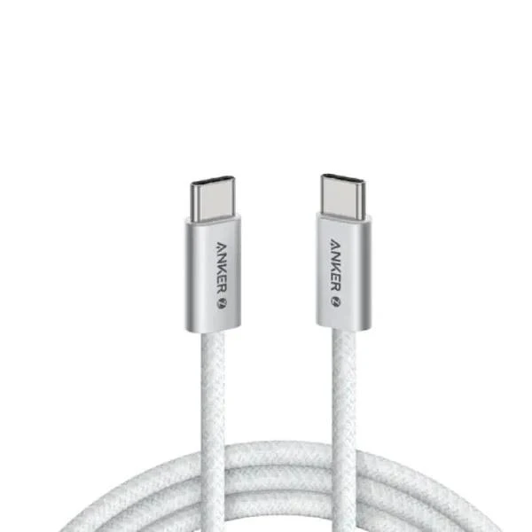 Kabel Anker Zolo USB-C/USB-C 1,8m 240W, bílá