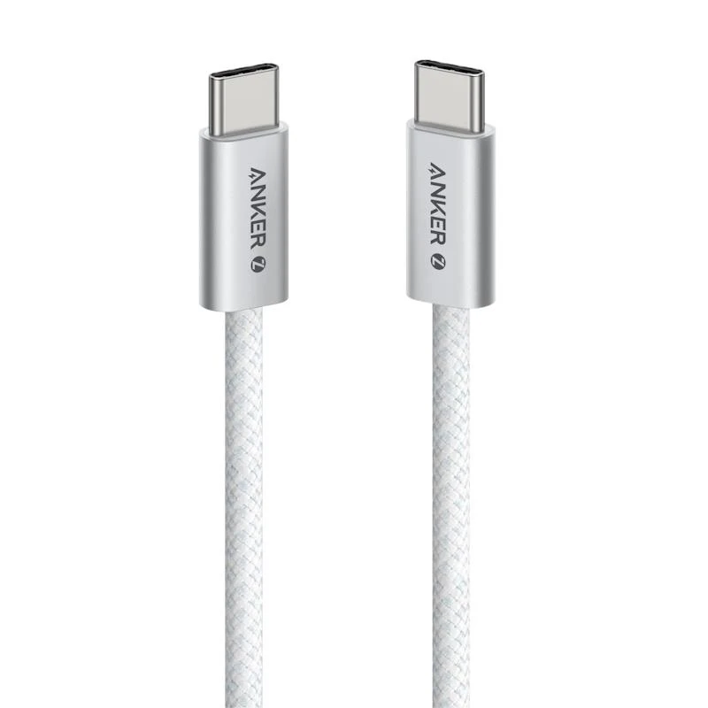 Kabel Anker Zolo USB-C/USB-C 1m 240W, bílá