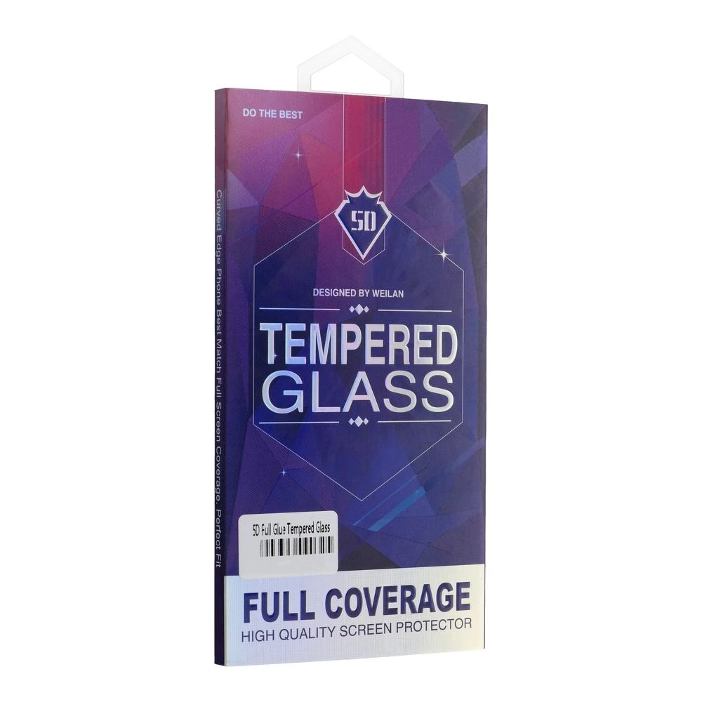 5D Full Glue Tempered Glass - for Samsung Galaxy S26 Plus black