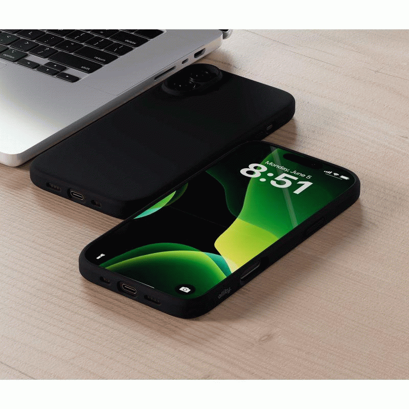 Zadní kryt Allity Mag pro Apple iPhone 16, černá