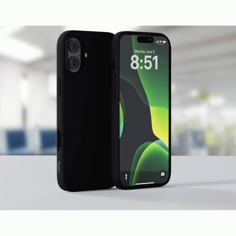 Zadní kryt Allity Mag pro Apple iPhone 16, černá