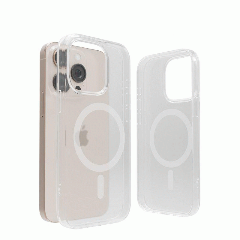 Zadní kryt Allity Mag pro Apple iPhone 13 Pro, transparentní
