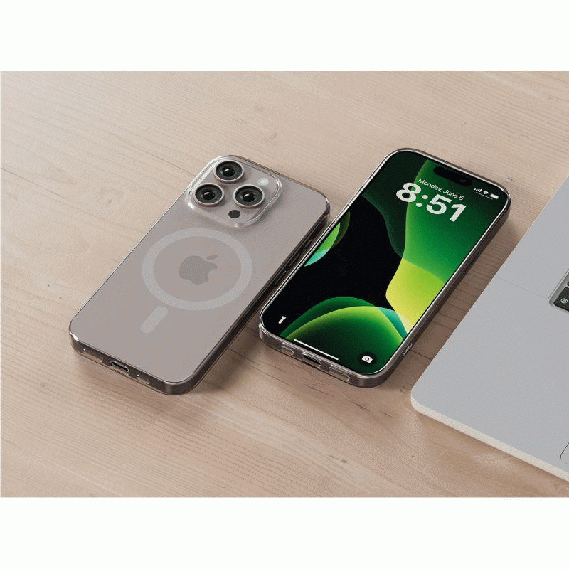 Zadní kryt Allity Mag pro Apple iPhone 13, transparentní
