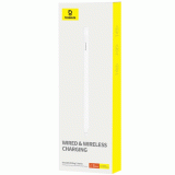 Stylus Baseus Smooth Writing 2 s bezdrátovým a kabelovým nabíjením USB-C, bílá