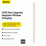 Stylus Baseus Smooth Writing 2 s bezdrátovým nabíjením (aktivní bezdrátová verze), růžová