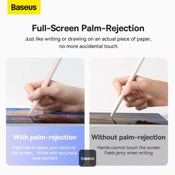 Stylus Baseus Smooth Writing 2 s bezdrátovým nabíjením (aktivní bezdrátová verze), růžová