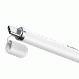 Stylus Baseus Smooth Writing 2 s bezdrátovým nabíjením a kabelem USB/USB-C, bílá