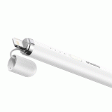 Stylus Baseus Smooth Writing 2 s kabelovým nabíjením lightning, bílá