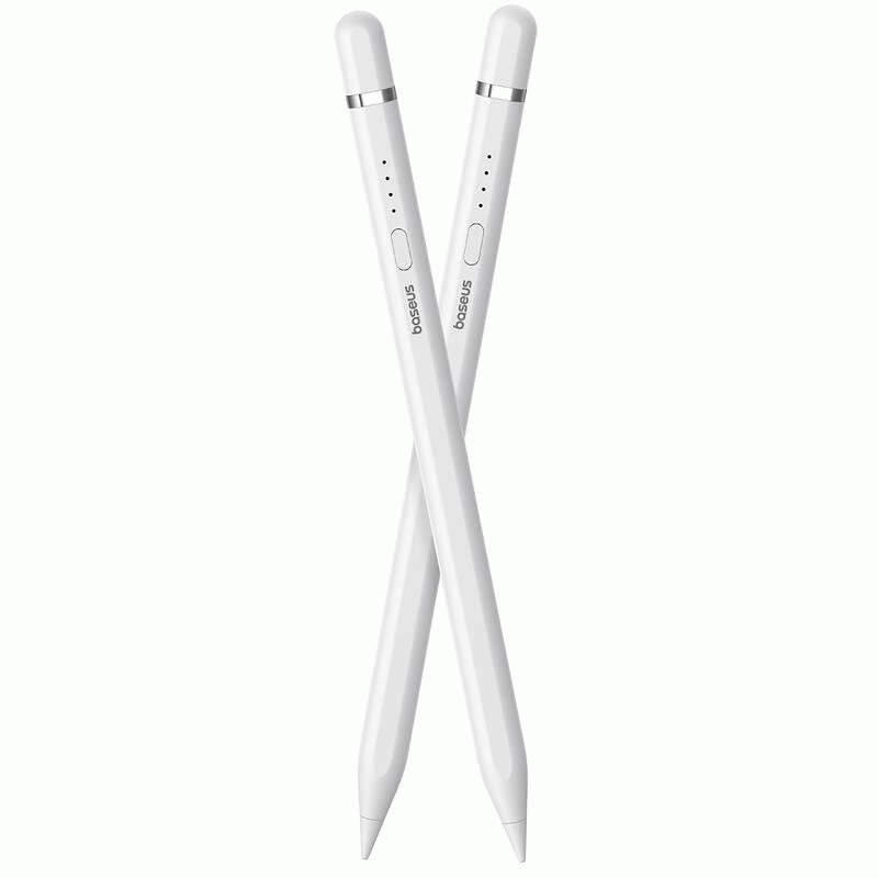Stylus Baseus Smooth Writing 2 s kabelovým nabíjením lightning, bílá