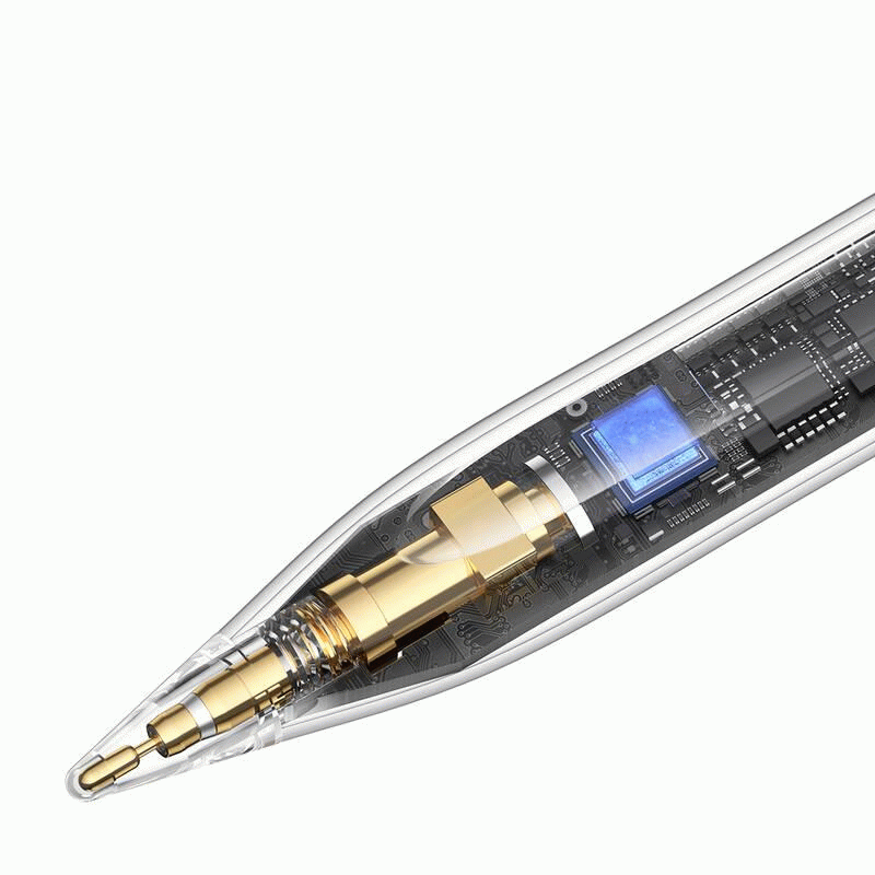 Stylus Baseus Smooth Writing 2 s kabelovým nabíjením lightning, bílá