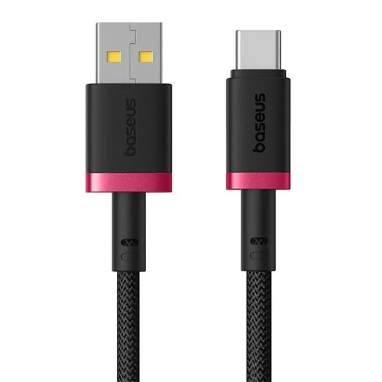 Kabel Baseus Dura USB/USB-C 1m 60W, červeno/černá