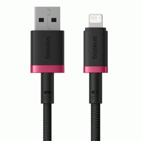 Kabel Baseus Dura USB/Lightning 1m 2.4A, červeno/černá