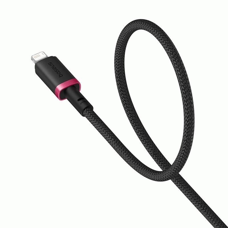 Kabel Baseus Dura USB/Lightning 1m 2.4A, červeno/černá