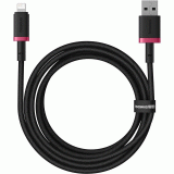 Kabel Baseus Dura USB/Lightning 2m 2.4A, červeno/černá