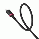Kabel Baseus Dura USB/Lightning 2m 2.4A, červeno/černá