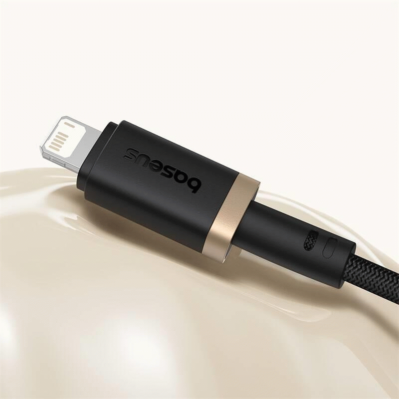 Kabel Baseus Dura USB/Lightning 1m 2.4A, černo/zlatá