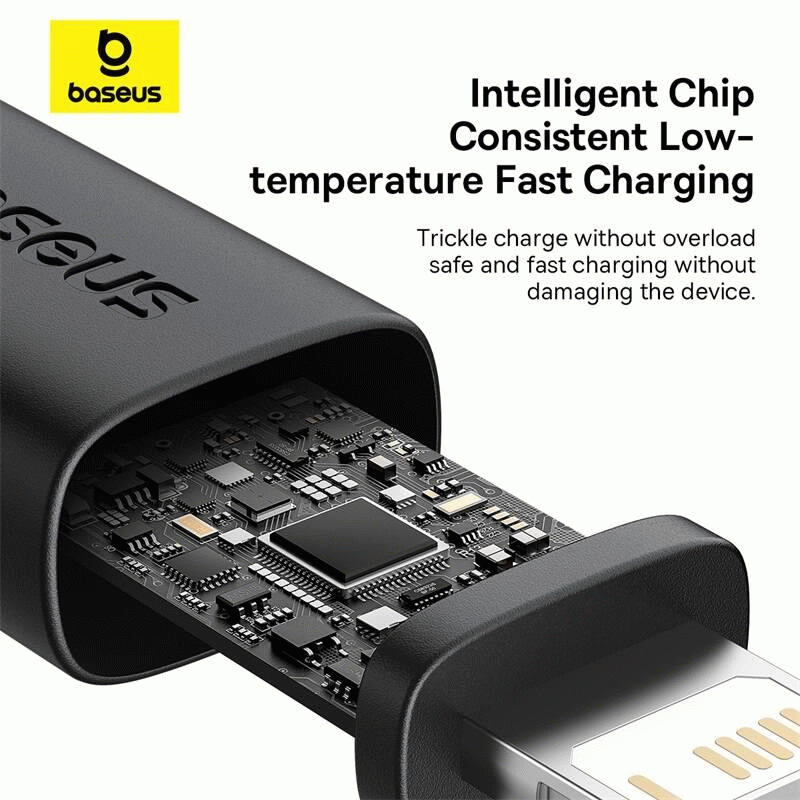 Kabel Baseus Dura USB/Lightning 1m 2.4A, černo/zlatá