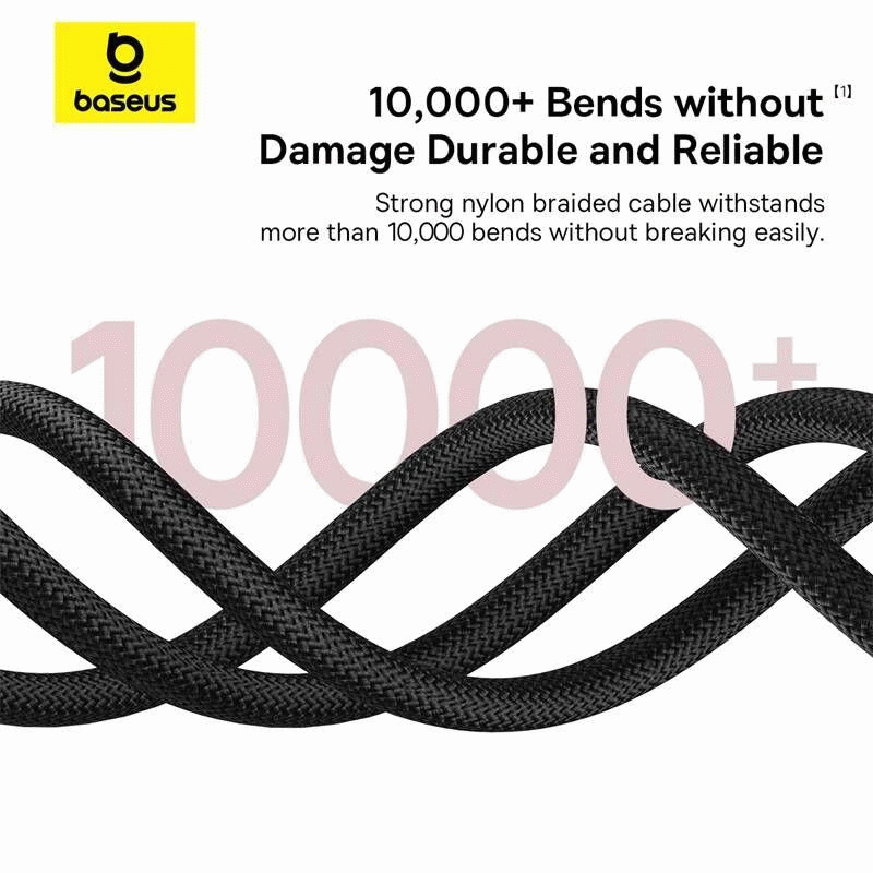 Kabel Baseus Dura USB-C/Lightning 1m 20W, černo/červená