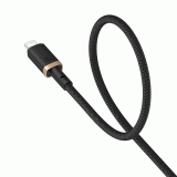 Kabel Baseus Dura USB-C/Lightning 1m 20W, černo/zlatá