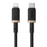 Kabel Baseus Dura USB-C/Lightning 1m 20W, černo/zlatá