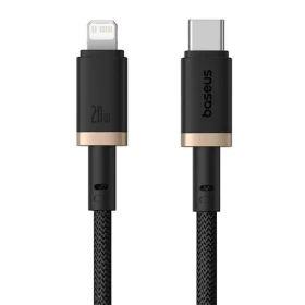 Kabel Baseus Dura USB-C/Lightning 1m 20W, černo/zlatá