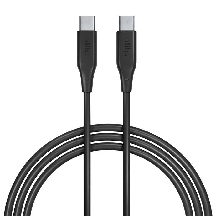 Kabel Allity AUC-02 USB-C/USB-C 1m 60W, černá