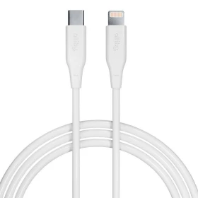 Kabel Allity AUC-02 USB-C/Lightning 2m 27W, bílá