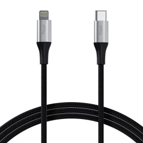 Kabel Allity AUC-01 USB-C/Lightning 2m 27W, černá