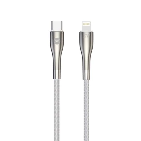 Kabel Forever USB-C/Lightning 1m 27W, bílá